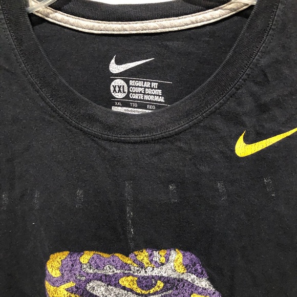 Nike LSU Tee Shirt Sz Xxl - Picture 2 of 7
